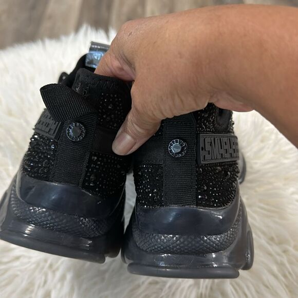 STEVE MADDEN RHINESTONES SNEAKERS SIZE 8.5 - Picture 3 of 8
